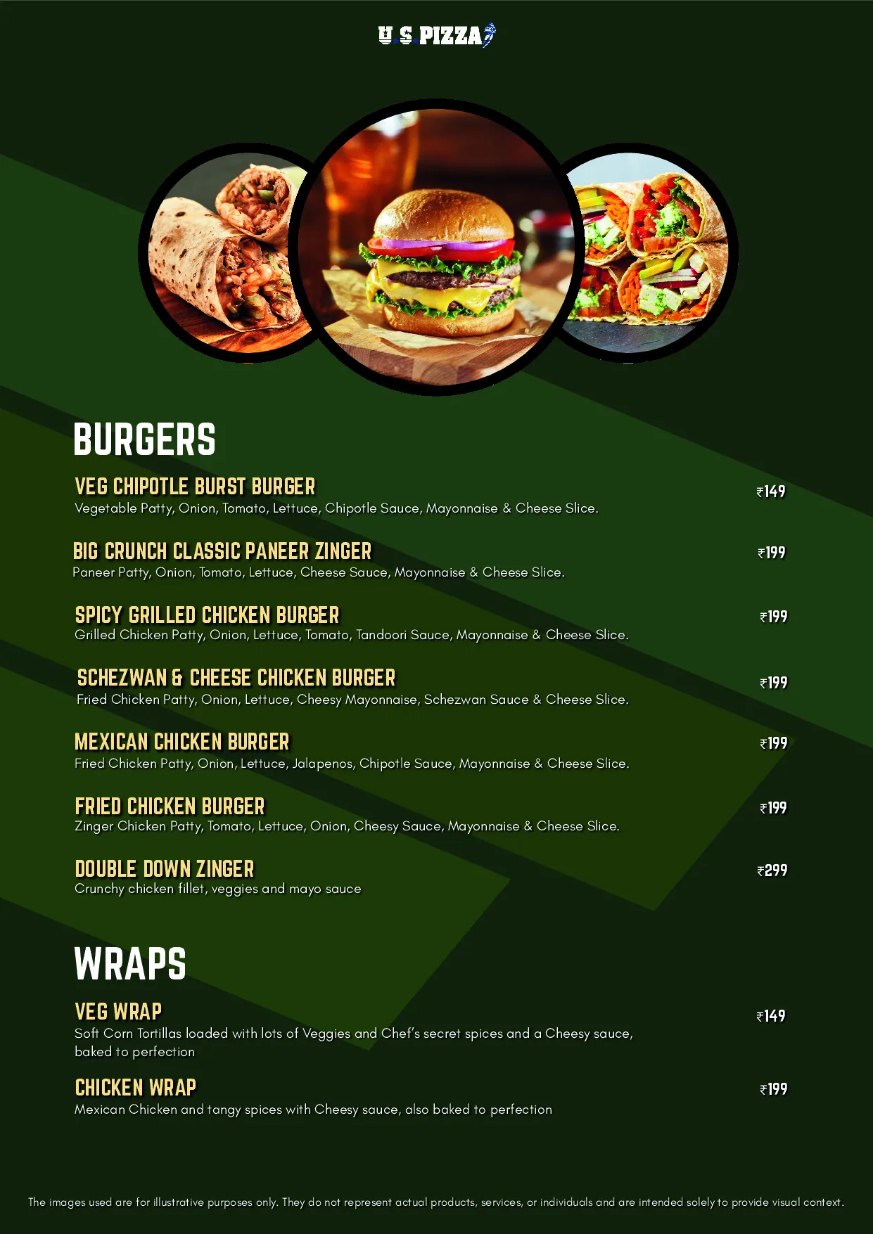 U.S.Pizza Kokapet — Dine-in menu — page 11 of 17