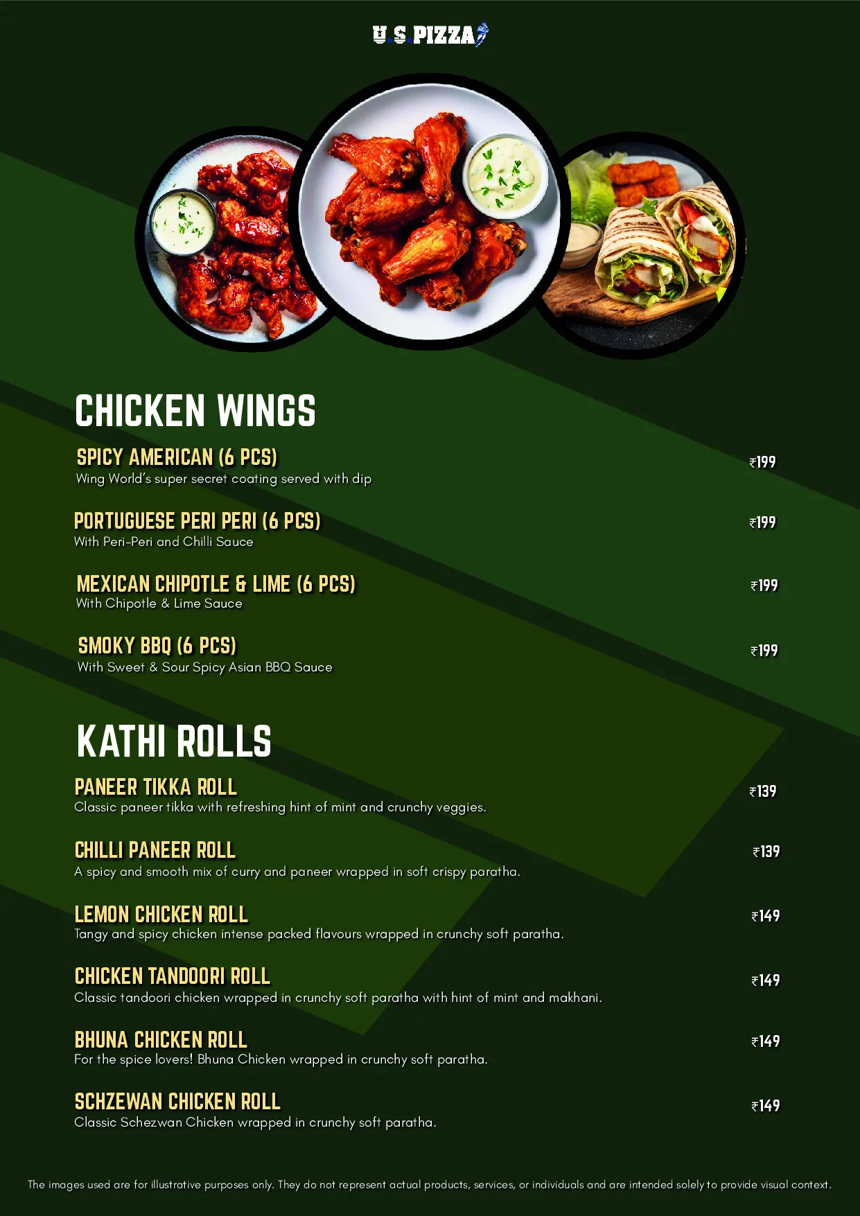 U.S.Pizza Kokapet — Dine-in menu — page 12 of 17