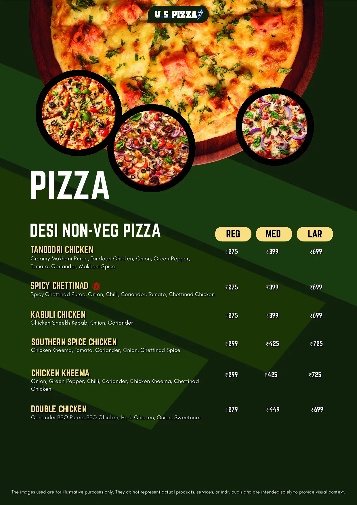 U.S.Pizza Kokapet — Dine-in menu — page 5 of 17